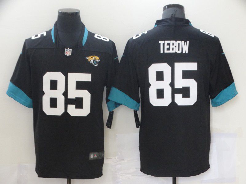 Men Jacksonville Jaguars #85 Tebow Black Nike Vapor Untouchable Limited 2021 NFL Jersey->miami dolphins->NFL Jersey
